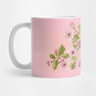 Blooming sakura branch Mug